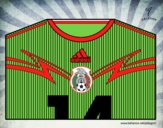 Camiseta del mundial de fútbol 2014 de México