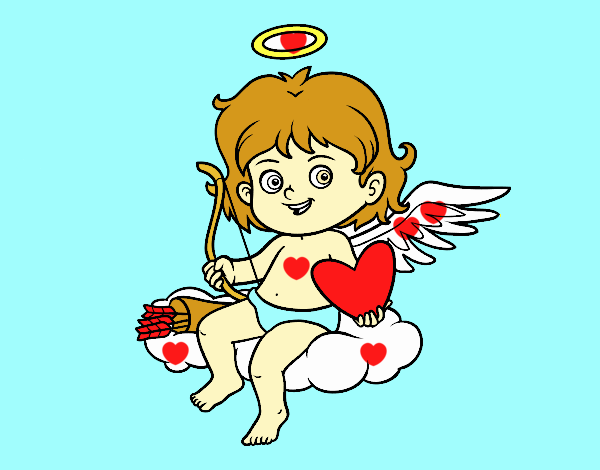 Cupido en una nube