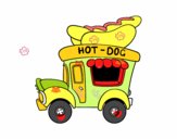 Food truck de perritos calientes