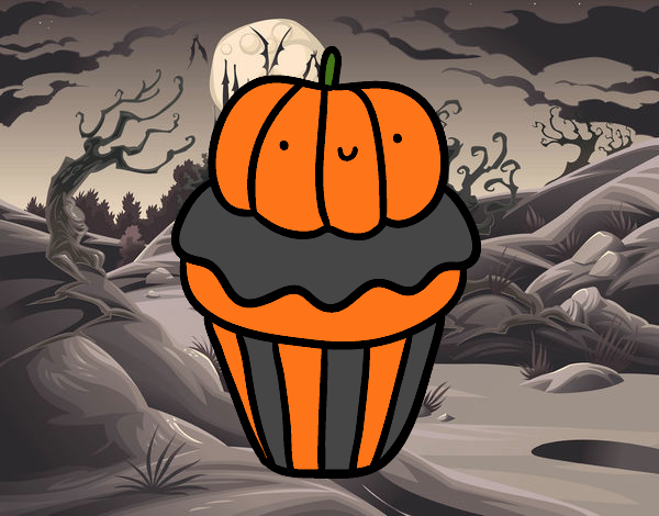 Halloween cupcake