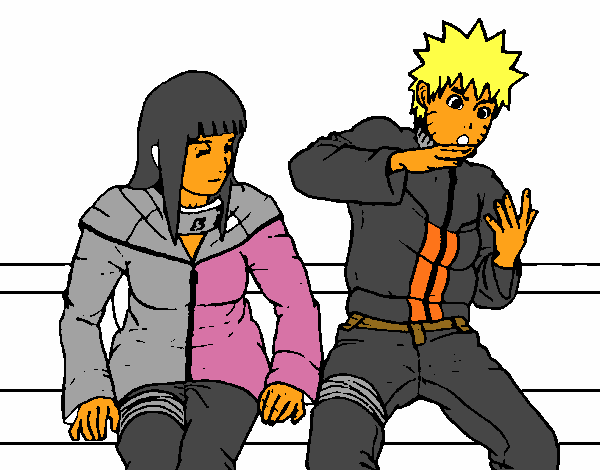 Hinata y Naruto