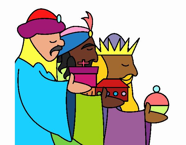 Dibujo Los Reyes Magos 3 pintado por yaretzi200