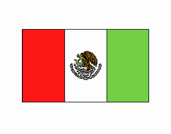 la bandera de mexico