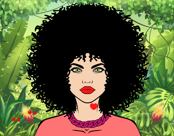 Peinado afro