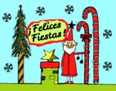 Postal Felices Fiestas