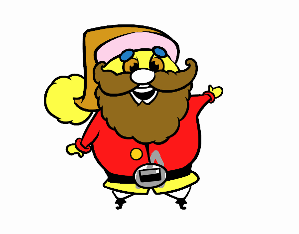 Santa claus gracioso