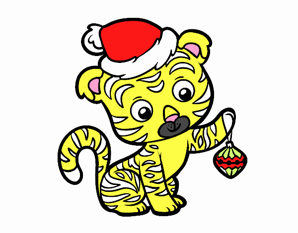 Tigre navideño