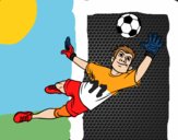 Dibujo Un portero de fútbol pintado por LosPrimos6