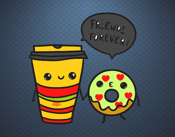 Café y donut