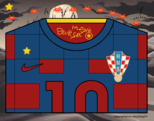 Camiseta del mundial de fútbol 2014 de Croacia