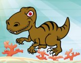 Dinosaurio velociraptor