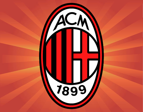 Dibujo Escudo del AC Milan pintado por breyler