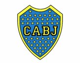 Dibujo Escudo del Boca Juniors pintado por breyler