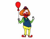 Payaso y globo