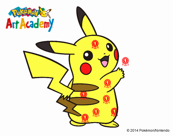 Pikachu de espaldas