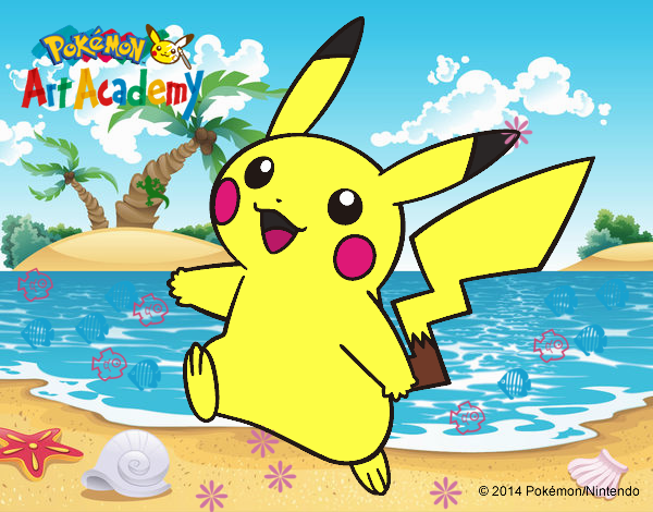 Pikachu en Pokémon Art Academy