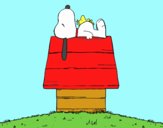 Snoopy durmiendo