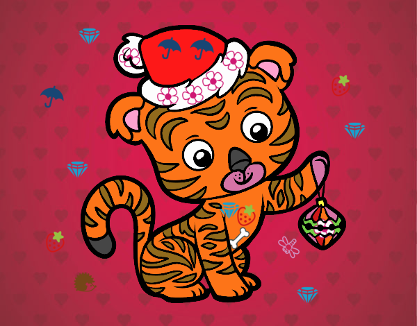 Tigre navideño