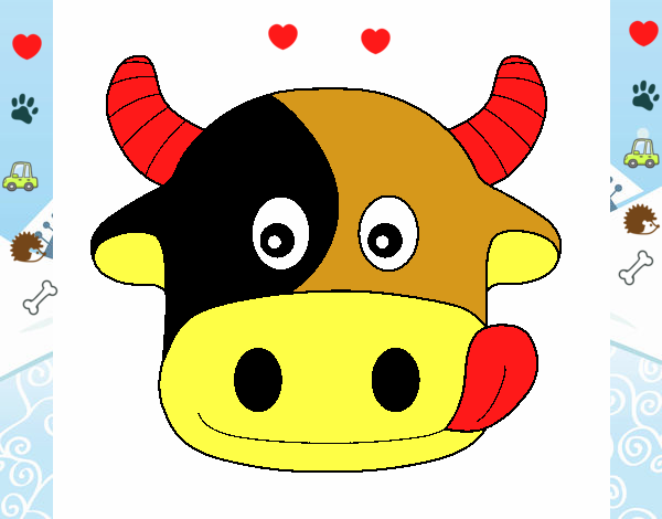 Dibujo de la vaca lola pintado por en  el día 03-01-18 a las  15:46:05. Imprime, pinta o colorea tus propios dibujos!