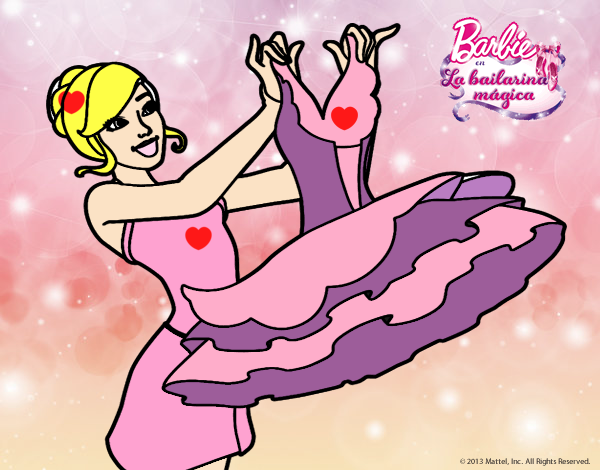 Barbie y su vestido de ballet