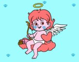 Cupido en una nube