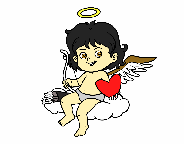 Cupido en una nube