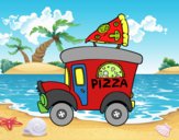 Food truck de pizza