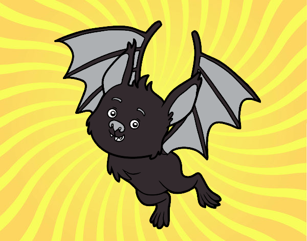 Dibujo Un murciélago simpático pintado por lucia23432