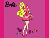 Barbie y su colección de zapatos