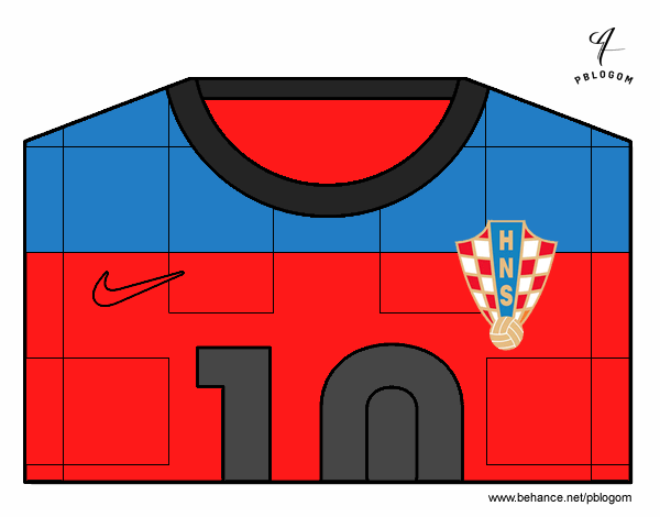 Camiseta del mundial de fútbol 2014 de Croacia