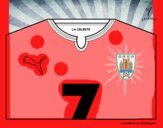 Camiseta del mundial de fútbol 2014 de Uruguay