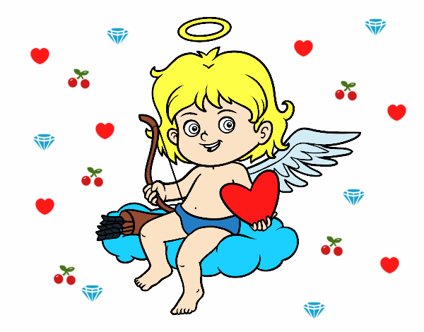 Cupido en una nube