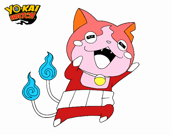 Jibanyan super feliz