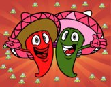 Pimientos mexicanos