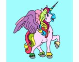 Unicornio con alas