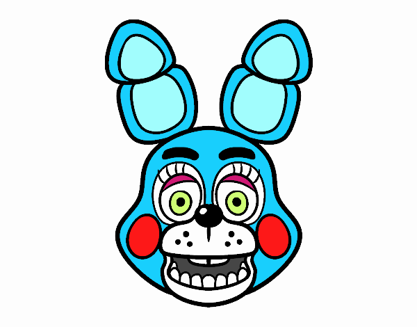 Cara de Toy Bonnie de Five Nights at Freddy's