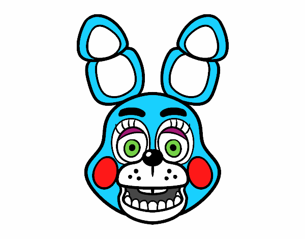 Cara de Toy Bonnie de Five Nights at Freddy's