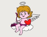 Cupido en una nube