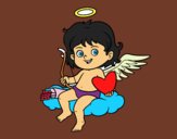 Cupido en una nube