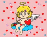 Cupido en una nube