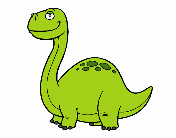 dibujo de diplodocus