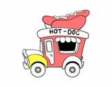 Food truck de perritos calientes