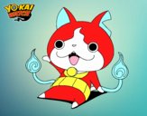 Jibanyan saludando