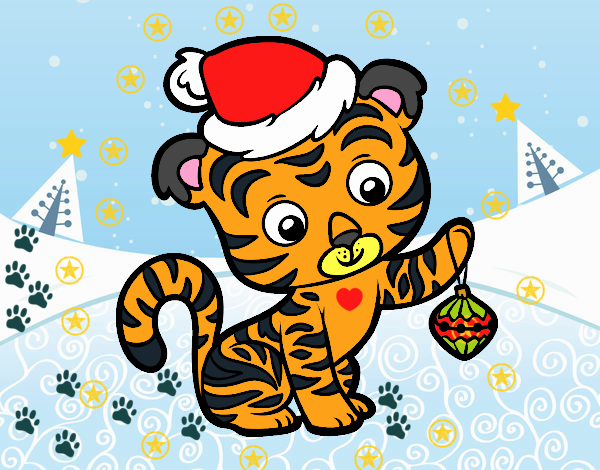 Tigre navideño