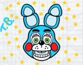 Cara de Toy Bonnie de Five Nights at Freddy's