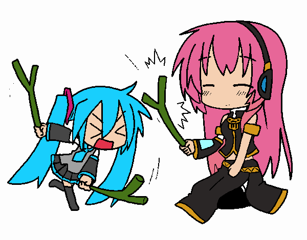 miku - nee y luka - san