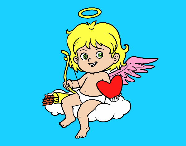 Cupido en una nube