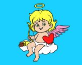 Cupido en una nube