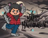 Disfraz de lobo de Halloween