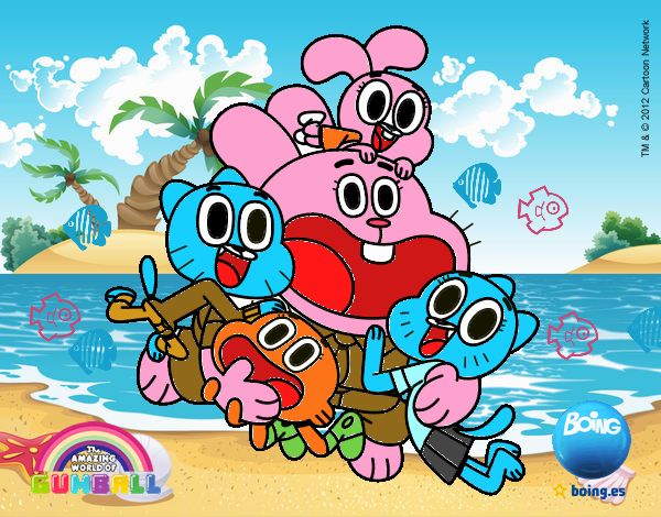 Gumball y amigos contentos